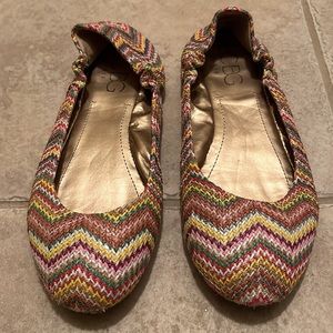 BCBG Chevron Flats